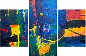 Obraz - Abstrakcia (90x60 cm)