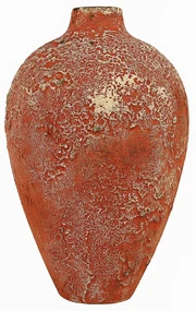 Keramická váza YL742 Patina, červená