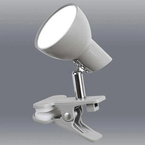Lampa s klipom LED Noah 1480 šedá 5W LB