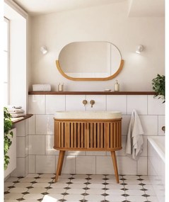 Umývadlová skrinka z tíkového dreva Kave Home Rokia