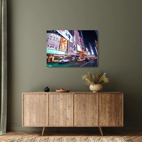 Sklenený obraz - New York Theater District (70x50 cm)
