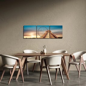 Obraz preslávenej Mayskej pamiatky (s hodinami) (90x30 cm)