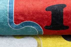 Detský koberec s motívom farebného puzzle Šírka: 80 cm | Dĺžka: 150 cm