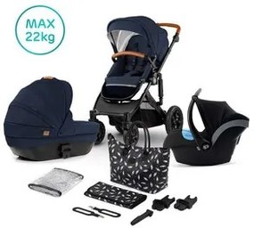 KINDERKRAFT Kočík kombinovaný Prime 3v1 Deep Navy