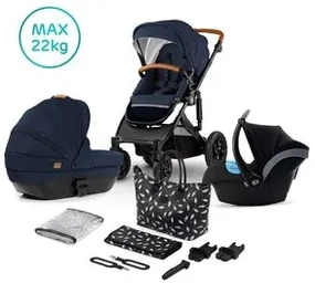 KINDERKRAFT Kočík kombinovaný Prime 3v1 Deep Navy