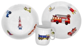 Thun 3-dielna detská jedálenská súprava Auto-Motto