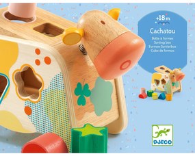 Vkladačka kravička Maggy - tvary a farby