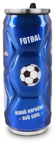 Orion Termoska-plechovka FUTBAL 0,5 l, modrá