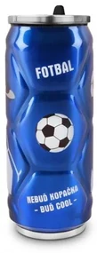 Orion Termoska-plechovka FUTBAL 0,5 l, modrá