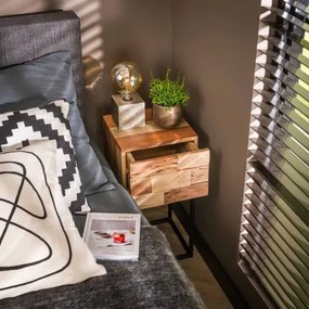 Nočný stolík 21-40 Mill Drevo Acacia  - Komfort-nábytok