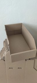 2. akosť - Úložné boxy na oblečenie, organizéry do skrine EKO KARTON 15x30cm
