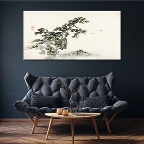 Obraz na plátne Abstrakcie pobrežie stromu