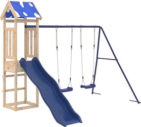 vidaXL Vonkajšia súprava na hranie masívna borovica