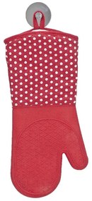 Sada 2 červených silikónových chňapiek Wenko Oven Red