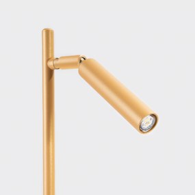 Stolná lampa Pastelo, 1x zlaté kovové tienidlo