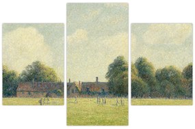 Obraz - Camille Pissarro, Hampton Court Green, reprodukcia (90x60 cm)