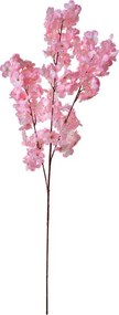 Dekorácia umelá kvetina s ružovými kvetmi - 20*10*106 cm