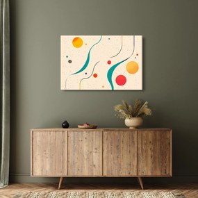 Obraz - Minimalistická farebná ilustrácia (90x60 cm)