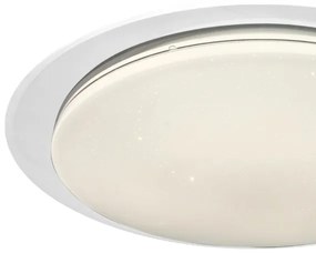 LED stmievateľné stropné svietidlo SONIC LED/35W/230V 3000-6000K priemer 45 cm biela + diaľkové ovládanie
