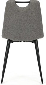 Jedálenská stolička sivá DCL-V2017 GREY2