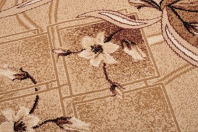 Kusový koberec ATLAS Lilly - tmavo béžový/hnedý