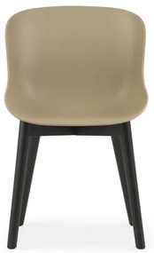 Stolička Hyg Chair – piesková/čierny dub