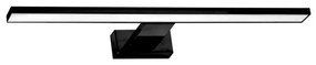 LED kúpeľňové nástenné svietidlo SHINE, 7 W, 230 V, 30 cm, IP44, čierne