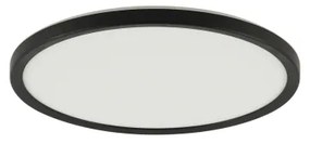 Brilagi - stmievateľné LED svietidlo ULTRA SLIM LED/18W/230V pr. 30 cm čierne + diaľkové ovládanie