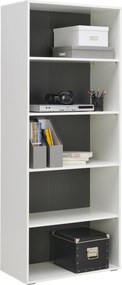 XXXLutz REGÁL, antracitová, biela, 75/185,6/40 cm Hom`in - Regály - 001803069056