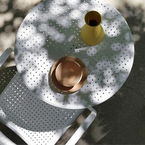 BORA ARMCHAIR záhradná stolička s podrúčkami bianco