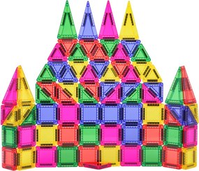 Magnetická stavebnica SUPER MAGNETISM Mini, 75 dielikov
