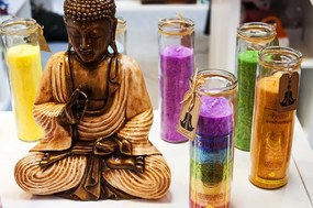 Arome Vysoká vonná svieca Chakra Univerzálna sila 320 g