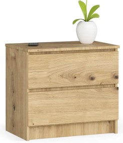 Nočný stolík K60 2SZ CLP dub artisan