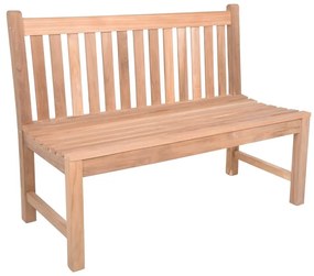 Drevená záhradná lavica v prírodnej farbe Solo – Garden Pleasure
