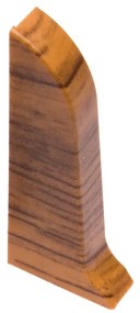 Ľavá záslepka podlahovej lišty 194 EASY - Orech starý