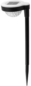 Solární LED lampa Lati 38 cm černá/teplá bílá