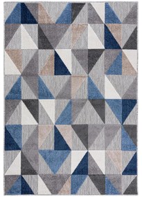Kusový koberec Rubikon sivomodrý 2 160x229cm
