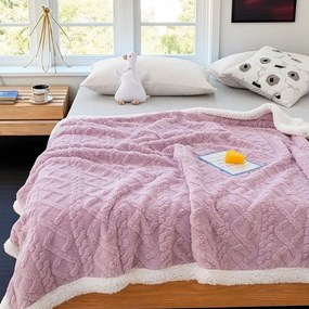 Hrejivá barančeková deka Homa KOBELA OLD PINK