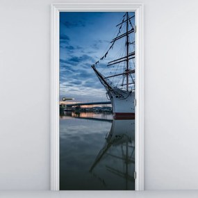 Fototapeta na dvere - Plachetnica (95x205cm)
