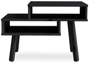 Konferenčný stolík z borovicového dreva v čiernej farbe Karup Design Hako