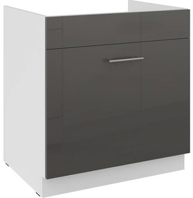 Kuchynská skrinka Lara grey 80ZL 1S BB