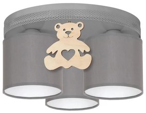 Detské stropné svietidlo BEAR 3xE27/60W/230V