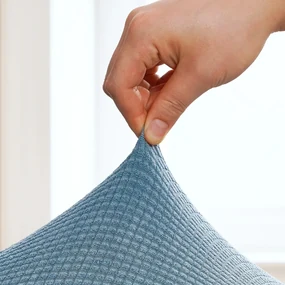 4Home Napínací poťah na stoličku Magic clean modrá, 45 - 50 cm, sada 2 ks