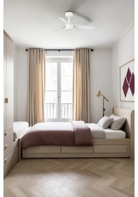 FARO 33820-1TW - LED Stmiev. ventilátor MINI PUNT S LED/10W 2700/4000/6000K + DO