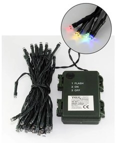 LED Vianočná vonkajšia reťaz 10,8m 100xLED/2 funkce 10,8m IP44 multicolor