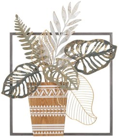 Kovová nástenná dekorácia 54x63 cm Vaso – Mauro Ferretti