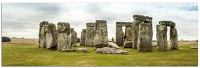 Obraz na plátne - Stonehenge - panoráma 506A (120x45 cm)