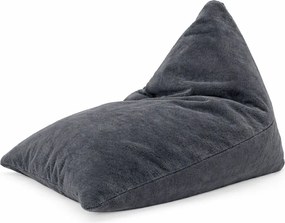 Sablio Sedací vak Triangel SOFTY - Graphite - 120 x 100 x 100 cm