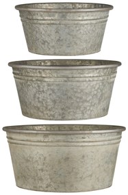 Ib Laursen Plechový obal na kvetiny Conical Urban Garden L