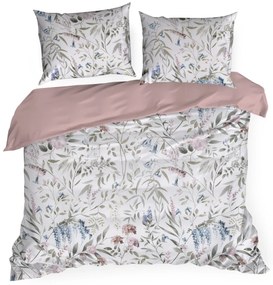 SATÉNOVÉ OBLIEČKY SPRING51 140X200 CM, 1 KS 70X80 CM KVETY